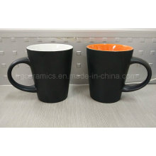 Taza de cerámica de dos tonos, taza de ceramien tazas de café